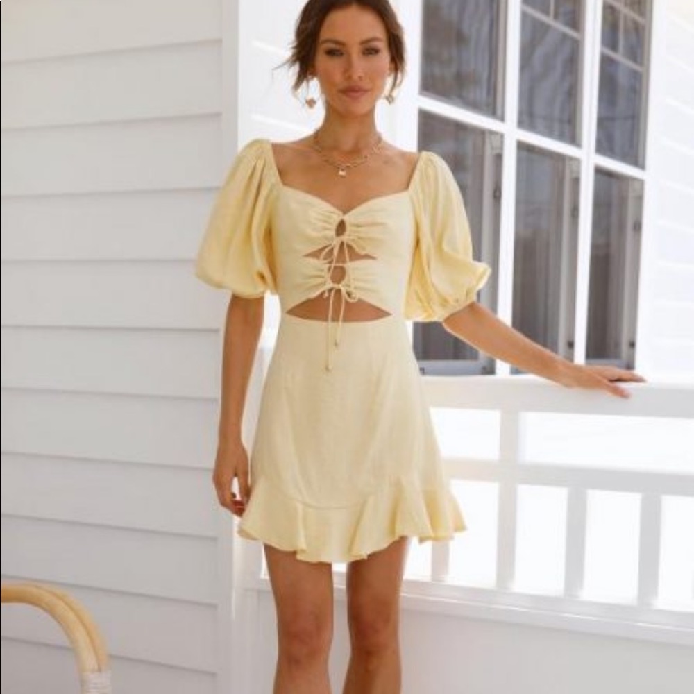 Hello Molly yellow dress